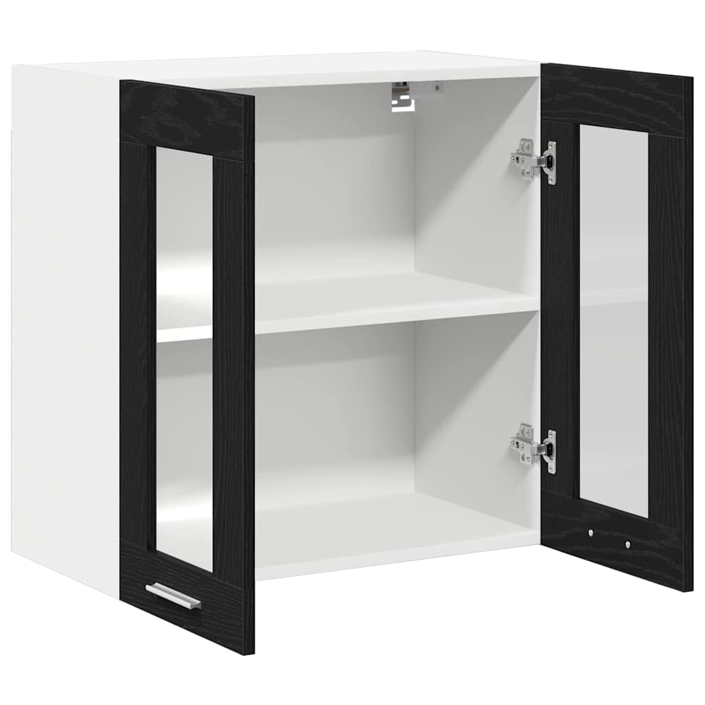 Armadio pensile Rovere Nero 60 x 31 x 60 cm Legno multistrato