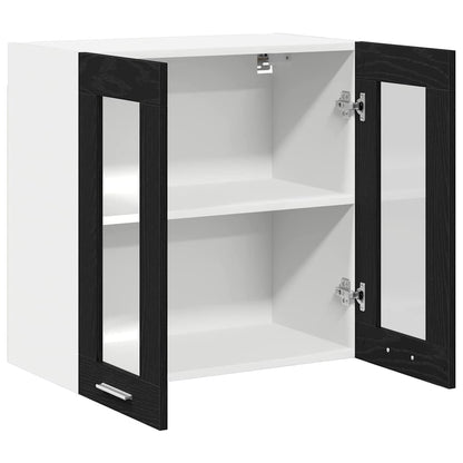 Armadio pensile Rovere Nero 60 x 31 x 60 cm Legno multistrato