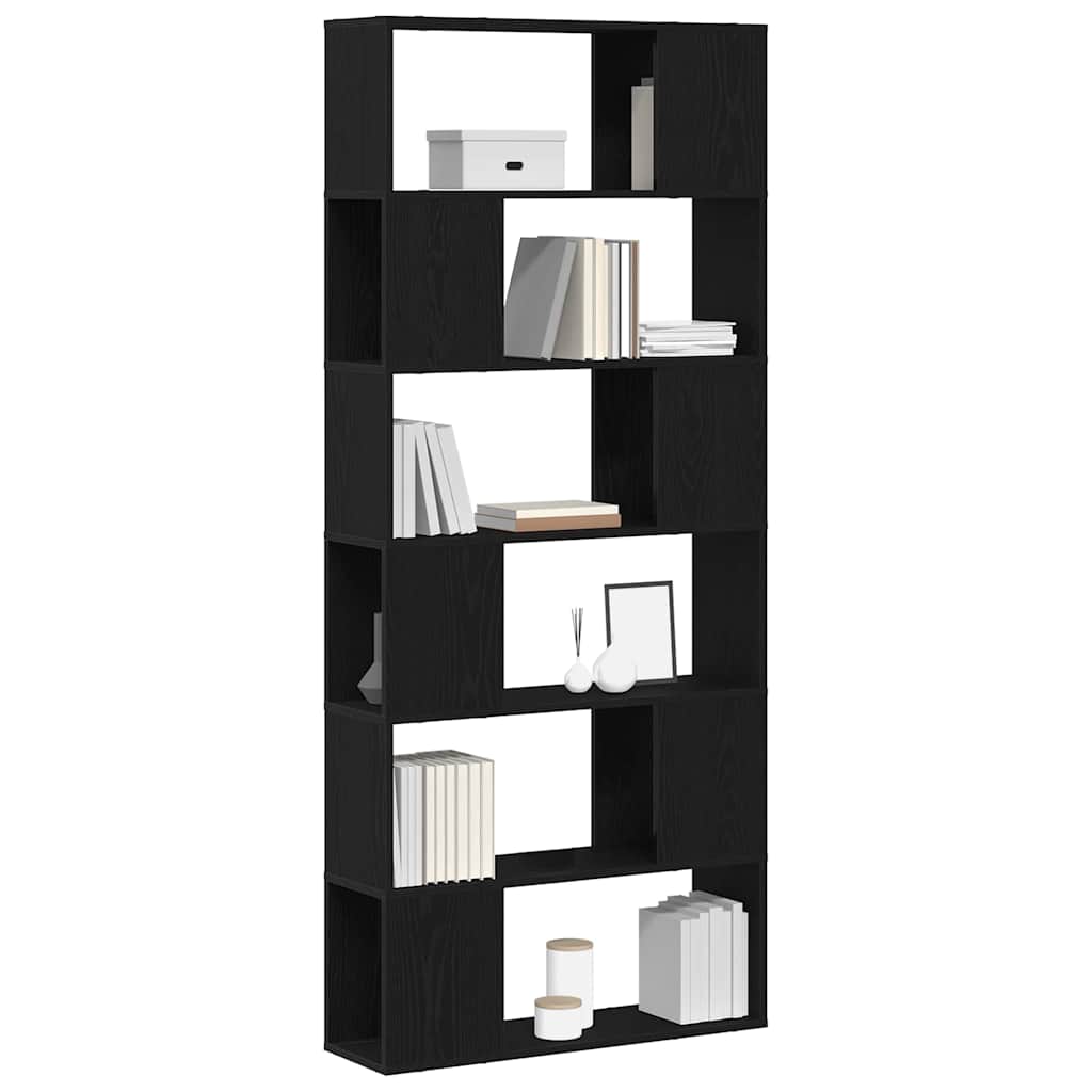 Set mobile TV Nero 80 x 24 x 186 cm Legno multistrato