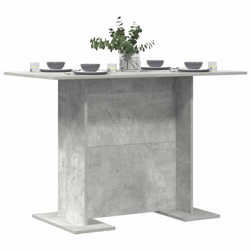 Tavolo da pranzo Grigio cemento 110 x 60 x 75 cm