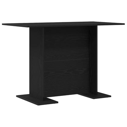Tavolo da pranzo Rovere nero 110 x 60 x 75 cm Legno multistrato