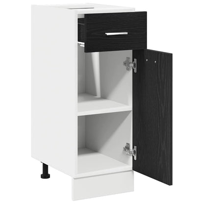 Armadio pensile Rovere Nero 30 x 46 x 81,5 cm Legno multistrato