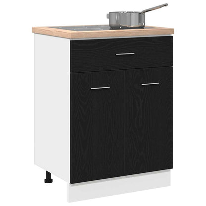Armadio pensile Rovere Nero 60 x 46 x 81,5 cm Legno multistrato