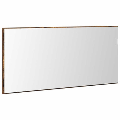 Specchio Marrone 80 x 37 cm Vetro e Legno Ingegnerizzato