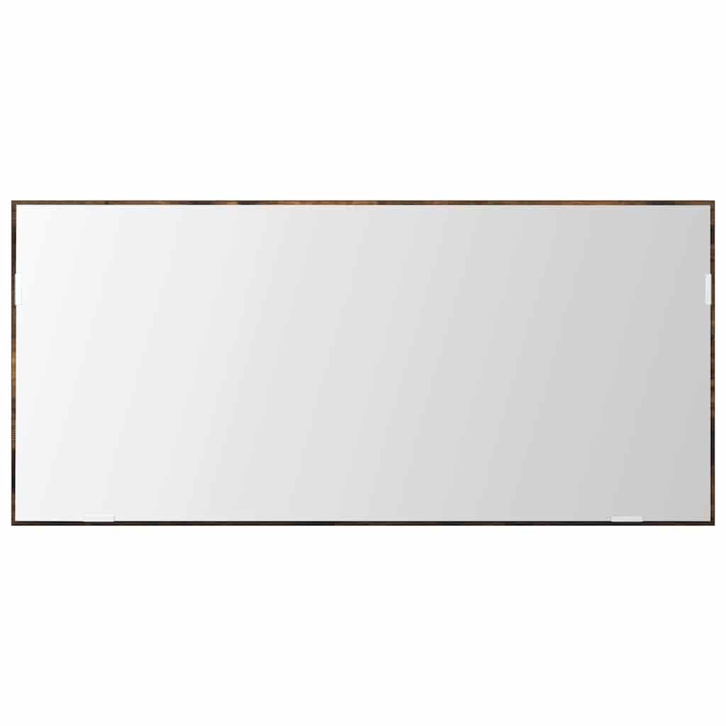 Specchio Marrone 80 x 37 cm Vetro e Legno Ingegnerizzato
