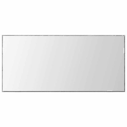 Specchio con luci a strisce a LED Grigio sonoma alto 80 x 37 cm