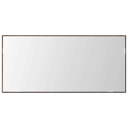 Specchio Rovere marrone 80 x 37 cm Vetro e Legno Ingegnerizzato