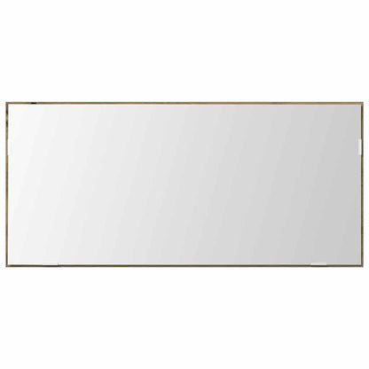 Specchio con luci a strisce a LED rovere artigianale 80 x 37 cm