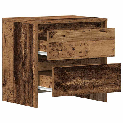 Armadio da Notte con cassetto Legno vecchio 45 x 34 x 44,5 cm