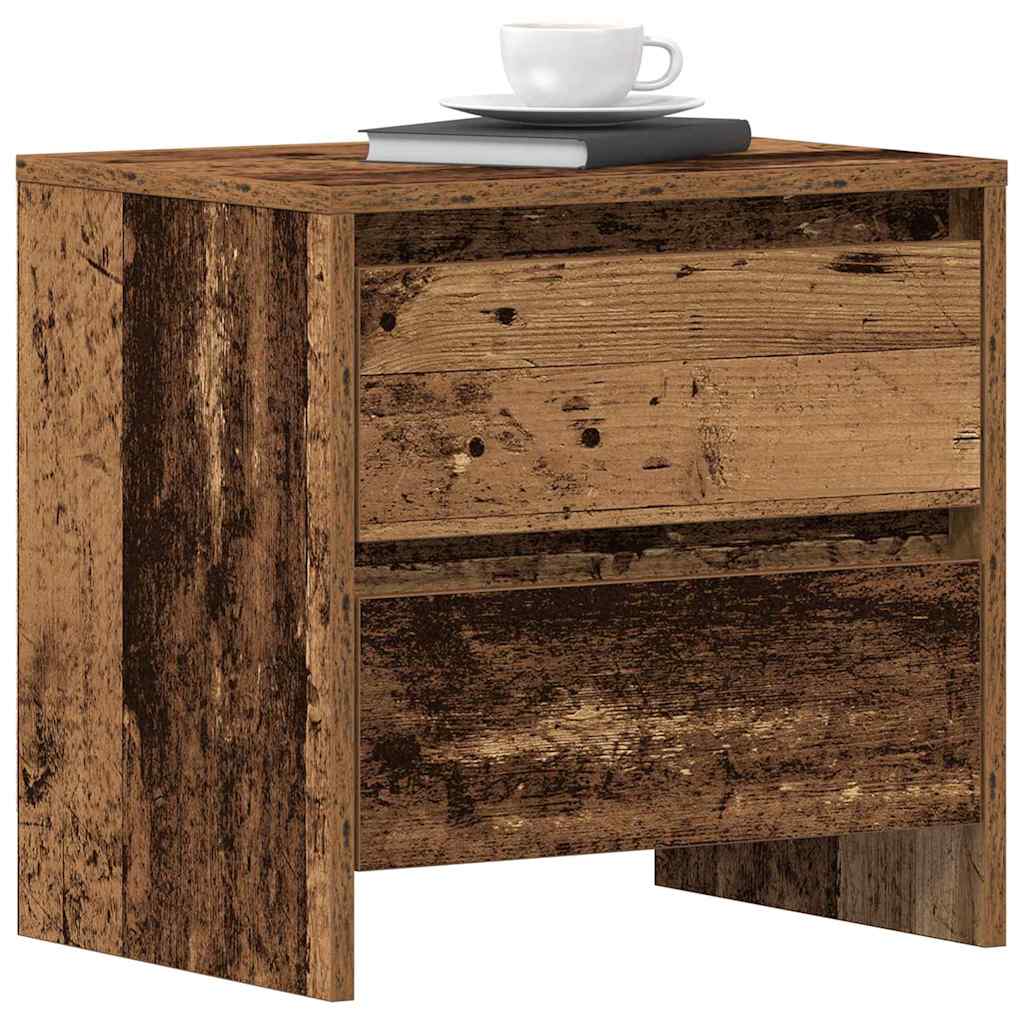 Armadio da Notte con cassetto Legno vecchio 45 x 34 x 44,5 cm