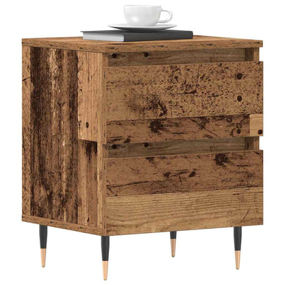 Armadio da Notte 2 pcs Legno vecchio 40 x 35 x 50 cm