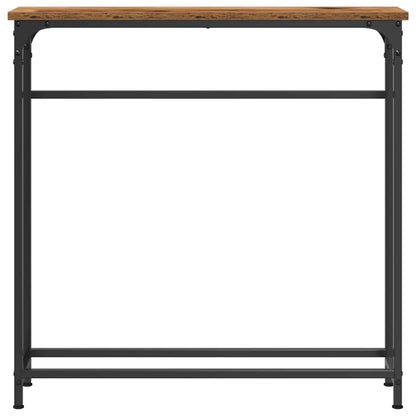Tavolo consolle con lo scaffale Legno vecchio 75 x 19,5 x 75 cm