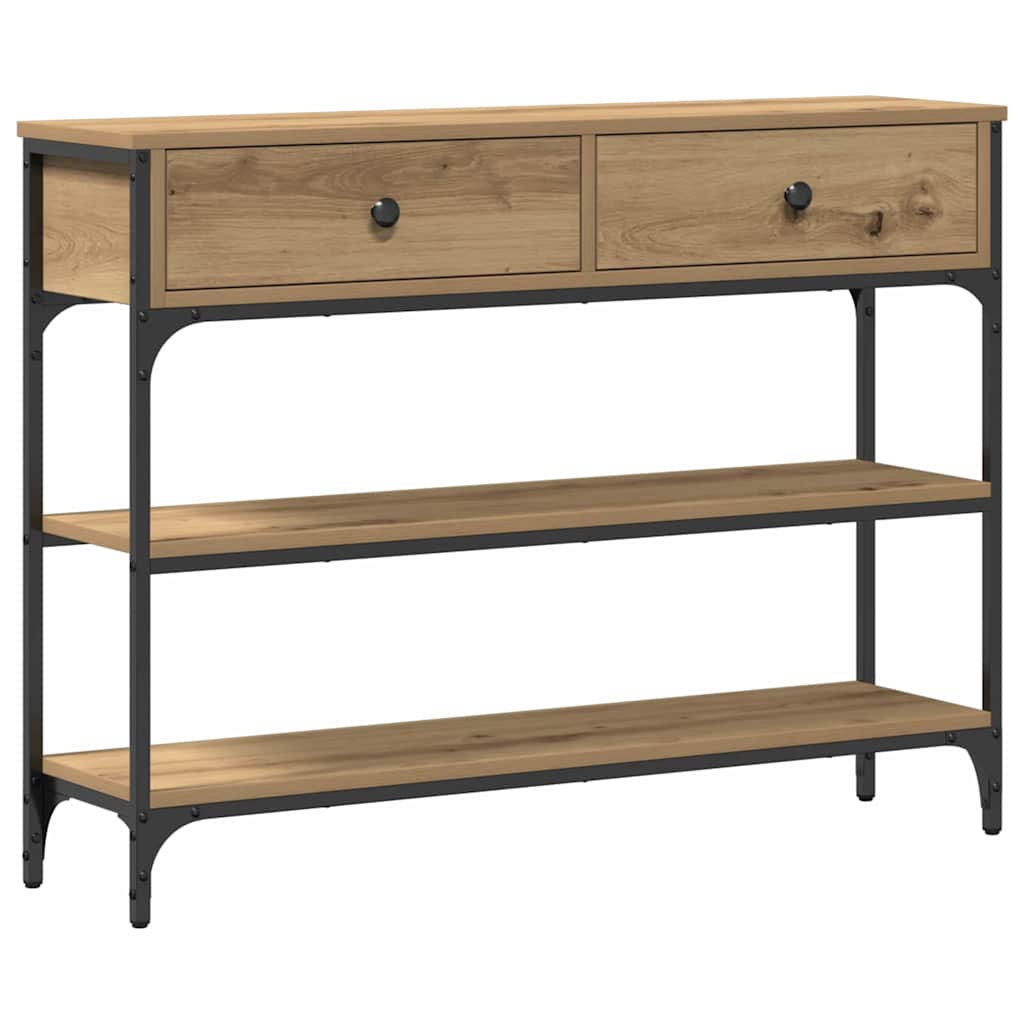 Tavolo consolle Rovere artigianale 72.5 x 25 x 75 cm