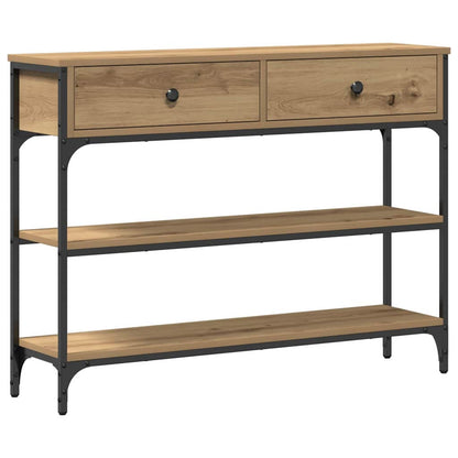 Tavolo consolle Rovere artigianale 72.5 x 25 x 75 cm