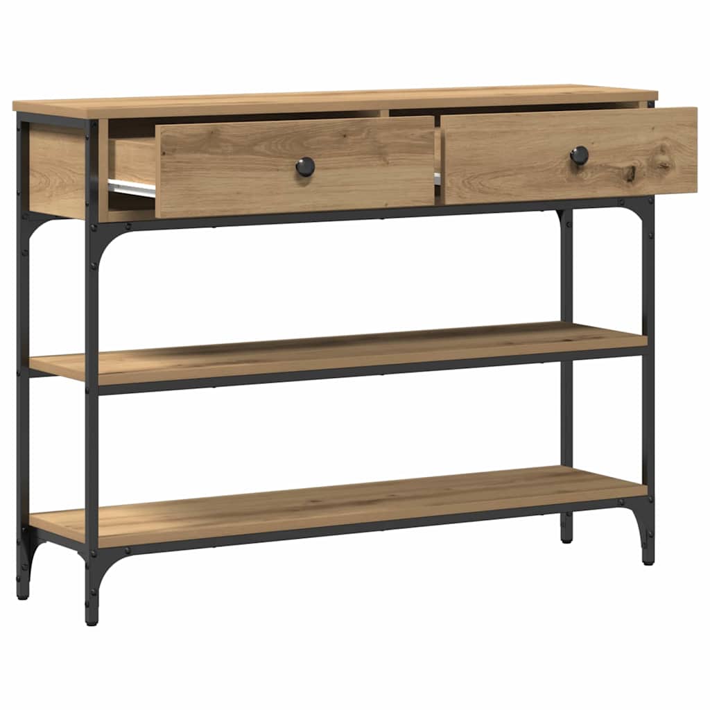 Tavolo consolle Rovere artigianale 72.5 x 25 x 75 cm