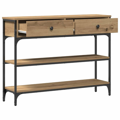 Tavolo consolle Rovere artigianale 72.5 x 25 x 75 cm