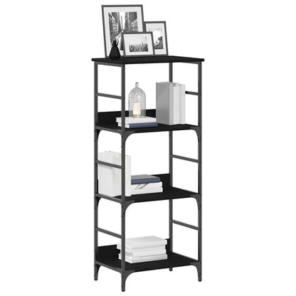 Libreria Rovere Nero 50 x 33 x 117,5 cm Legno multistrato