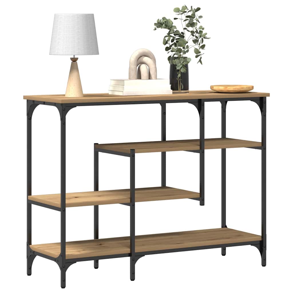 Tavolo Console rovere artigianale 100 x 35 x 75 cm