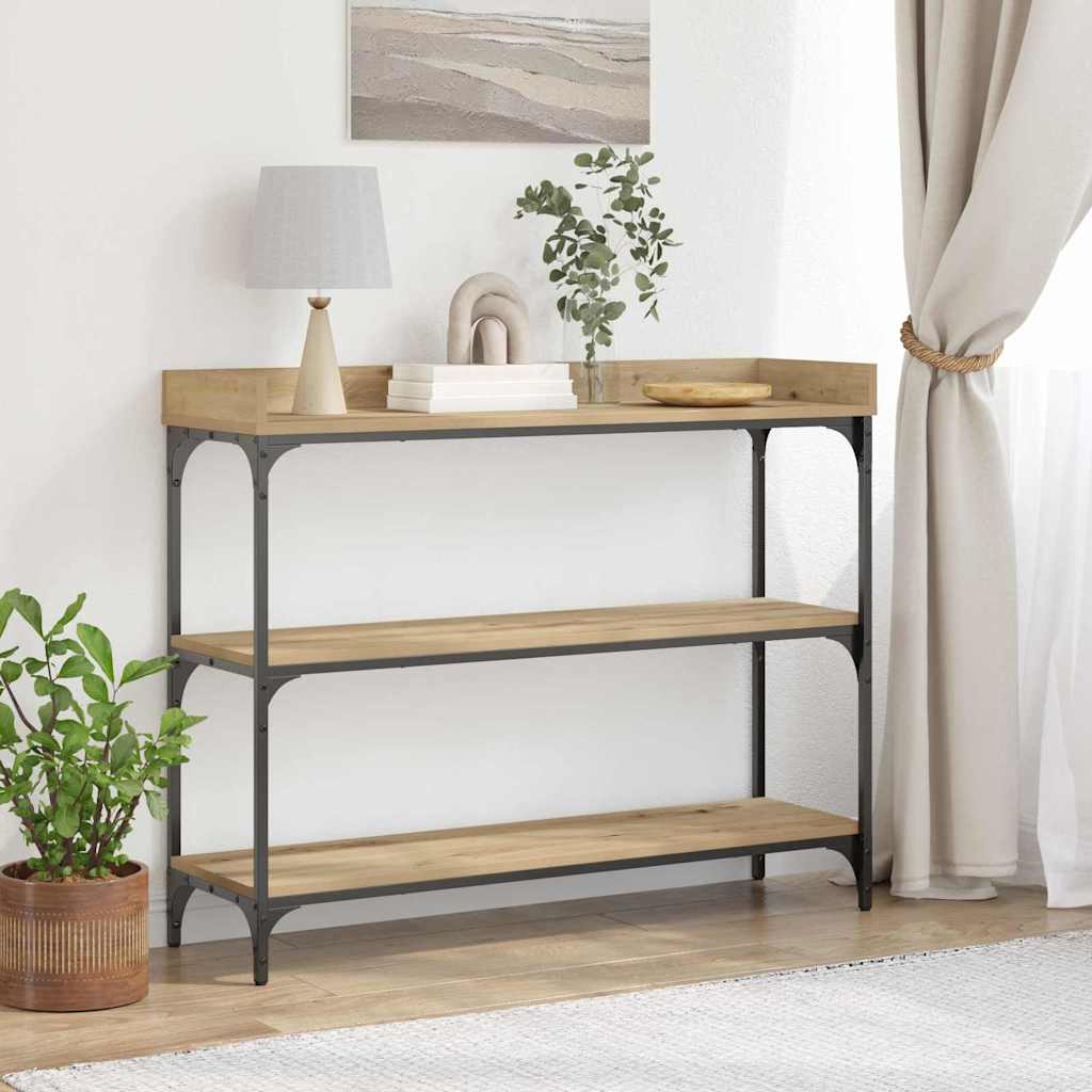Tavolo Consolle rovere artigianale 100 x 30 x 80 cm