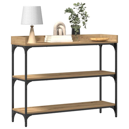 Tavolo Consolle rovere artigianale 100 x 30 x 80 cm