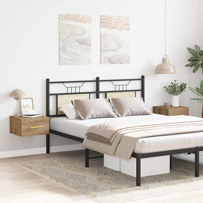 Armadio da Notte 2 pcs rovere artigianale 35 x 35 x 20 cm