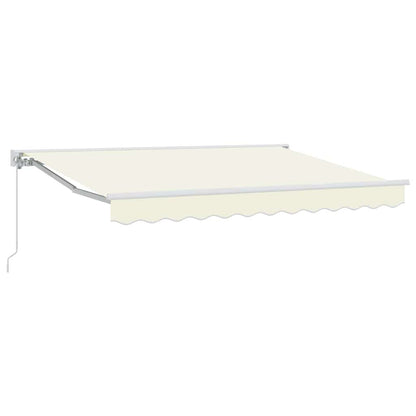 Tenda Retrattile Crema 250 x 200 cm Alluminio e Tessuto