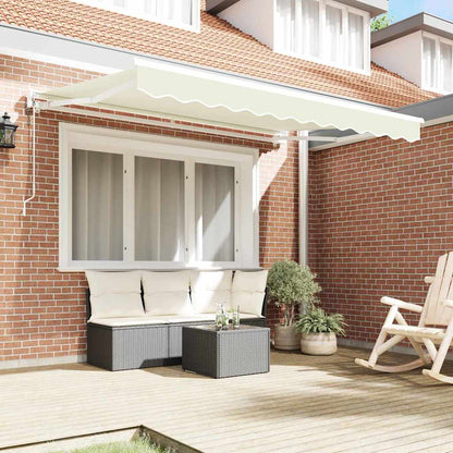 Tenda Retrattile Crema 250 x 200 cm Alluminio e Tessuto