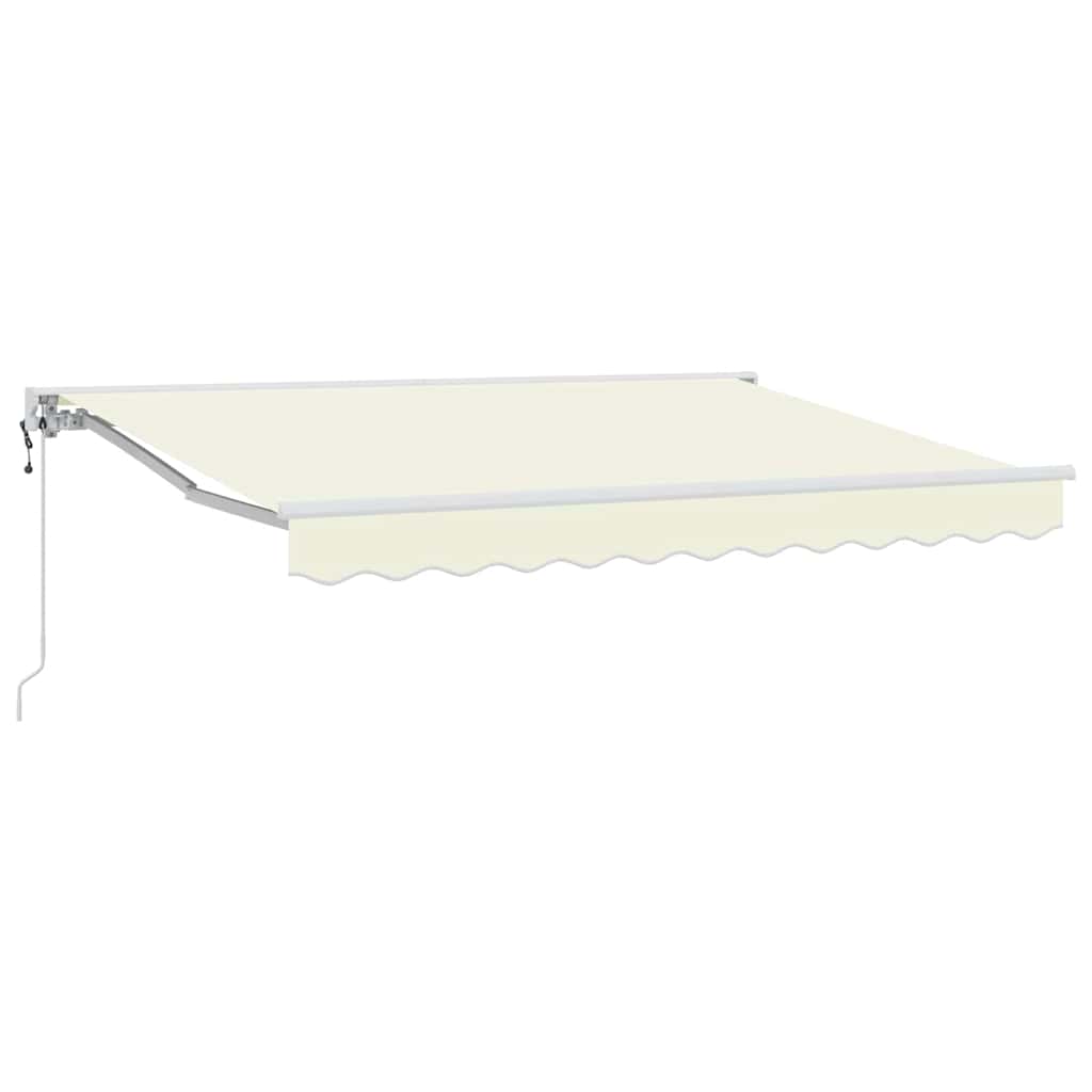 Tenda Retrattile Crema 250 x 200 cm Alluminio e Tessuto