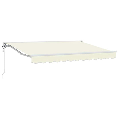 Tenda Retrattile Crema 250 x 200 cm Alluminio e Tessuto