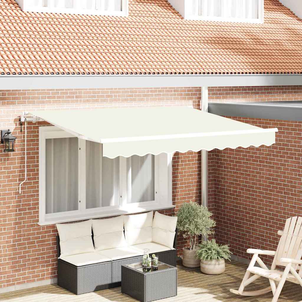Tenda Retrattile Crema 250 x 200 cm Tessuto