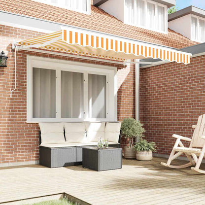 Tenda Retrattile Giallo e Bianco 250 x 200 cm