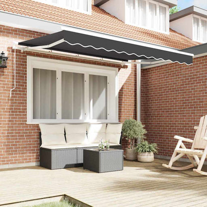 Tenda Retrattile Antracite 250 x 200 cm Tessuto