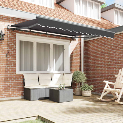 Tenda Retrattile Antracite 250 x 200 cm Tessuto