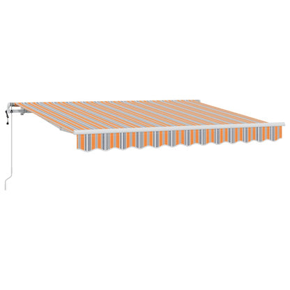 Tenda Retrattile Blu e Arancione 250 x 200 cm Tessuto
