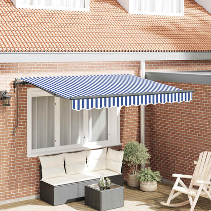 Tenda Retrattile Blu 300 x 200 cm Tessuto