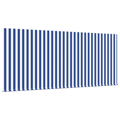 Tenda Retrattile Blu e Bianco 300 x 200 cm