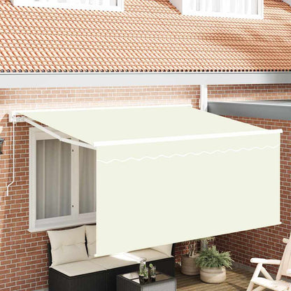 Tenda Retrattile Crema 300 x 200 cm Tessuto