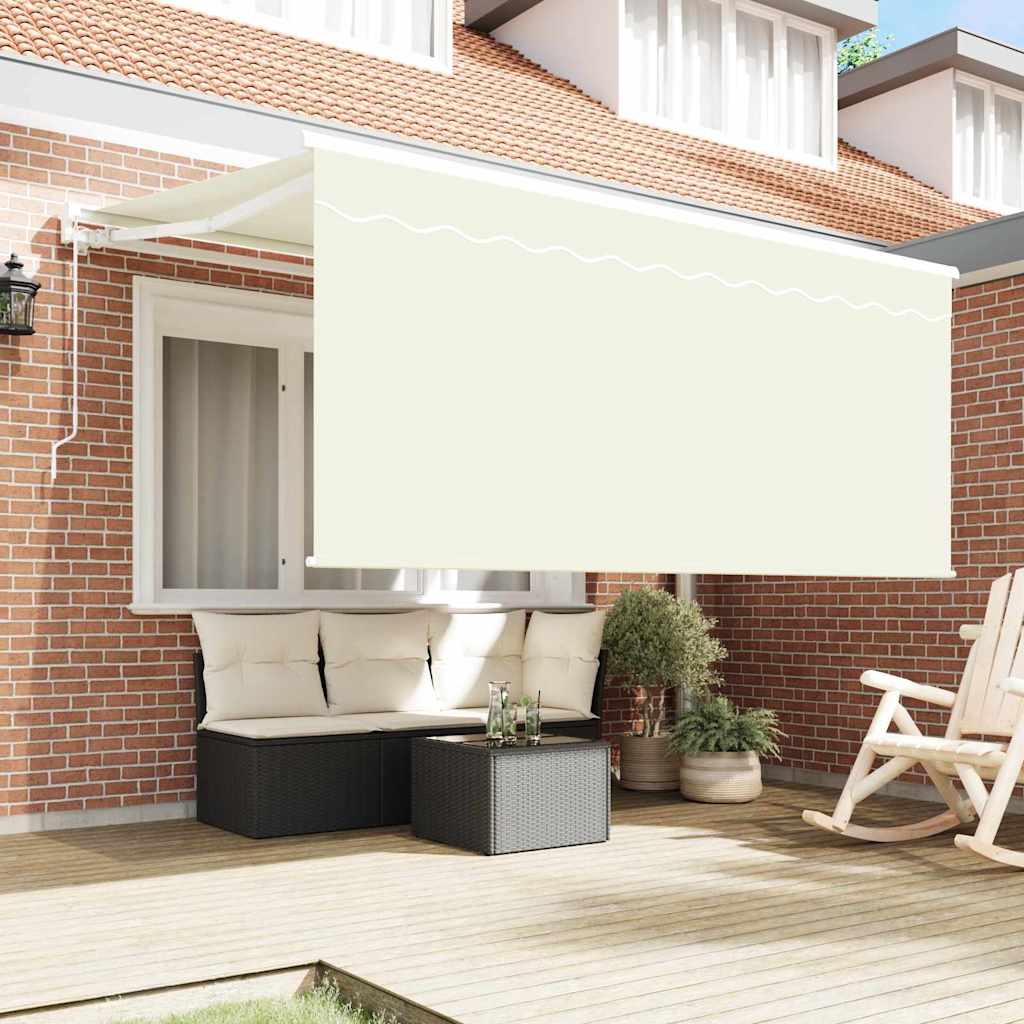 Tenda Retrattile Crema 300 x 200 cm Tessuto