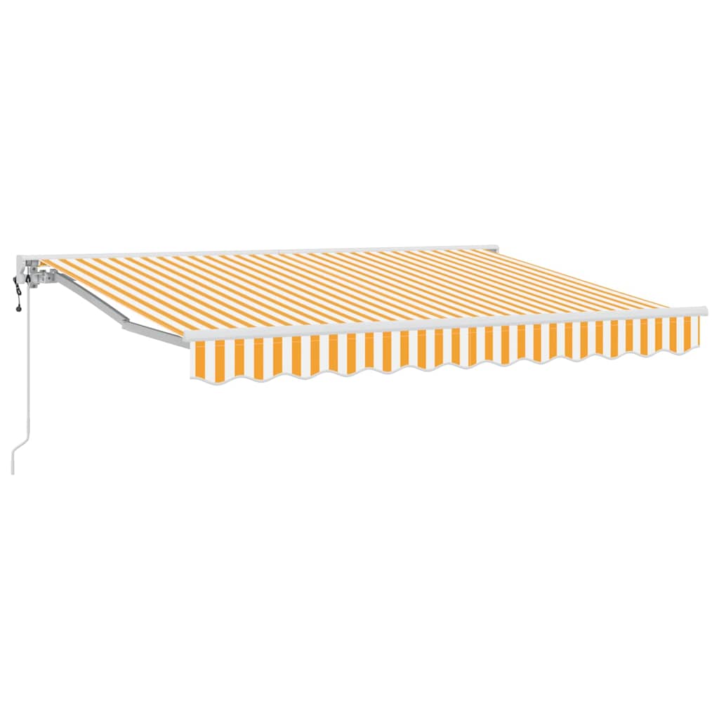 Tenda Retrattile Giallo e Bianco 300 x 200 cm
