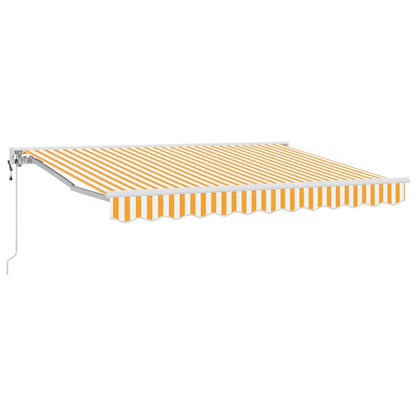 Tenda Retrattile Giallo e Bianco 300 x 200 cm
