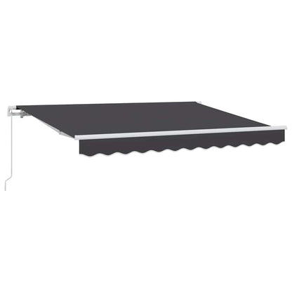 Tenda Retrattile Antracite 300 x 200 cm Tessuto