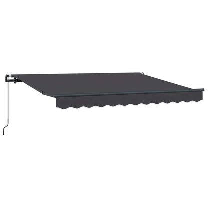 Tenda Retrattile Antracite 300 x 200 cm Tessuto