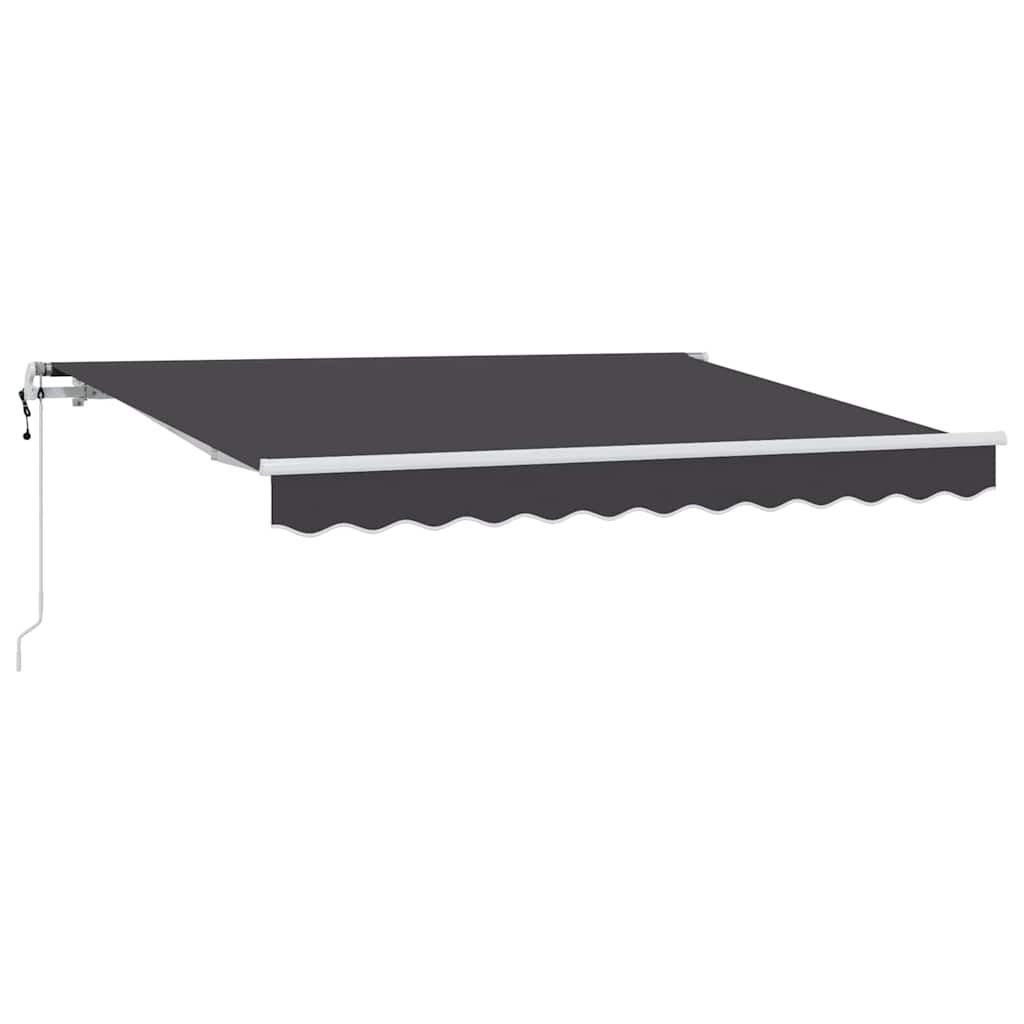 Tenda Retrattile Antracite 300 x 200 cm Tessuto