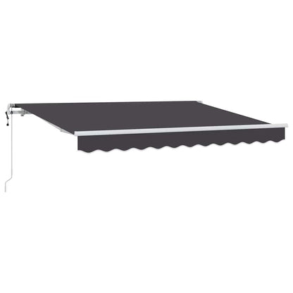 Tenda Retrattile Antracite 300 x 200 cm Tessuto