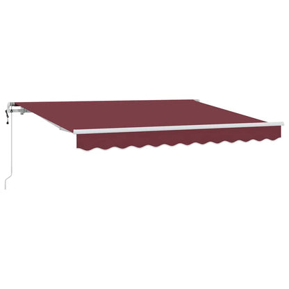 Tenda Retrattile Borgogna 300 x 200 cm Tessuto