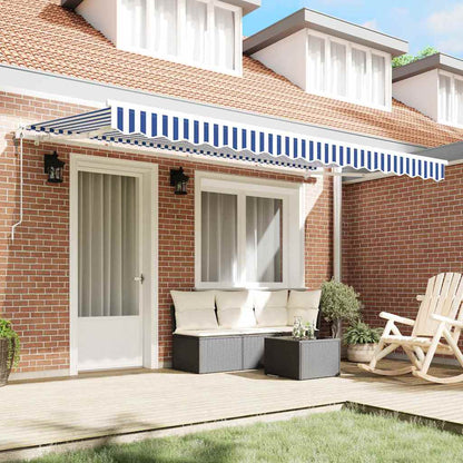 Tenda Retrattile Blu 350 x 200 cm Tessuto