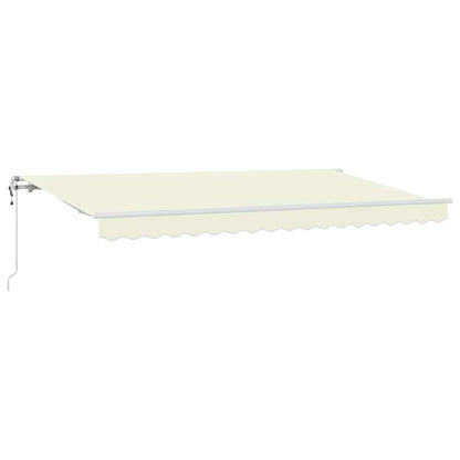 Tenda Retrattile Crema 350 x 200 cm Tessuto