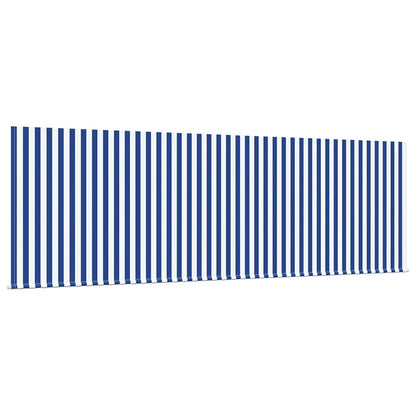 Tenda Retrattile Rigato Blu 350 x 200 cm Tessuto