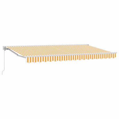 Tenda Retrattile Giallo e Bianco 350 x 200 cm