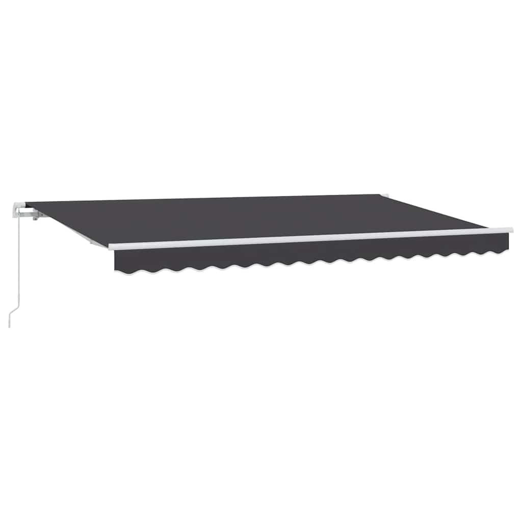 Tenda Retrattile Antracite 350 x 200 cm Tessuto